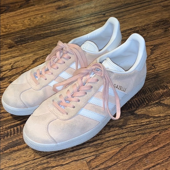 baby pink adidas gazelles - Picture 3 of 4